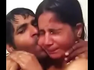 Huge knocker Desi Aunty Enunciated sex at bathroom